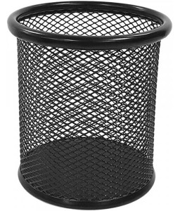 Pen & Pencil Holder Mesh Round