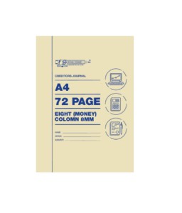 Acc Bks 72pg A4 8 Col Cred Journal