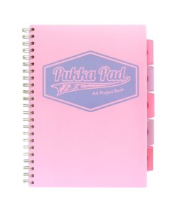 Notebook A4 Pukka Project Pad Pink