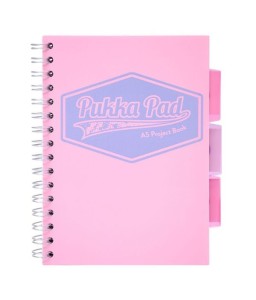 Notebook A5 Pukka Project Pad Pink