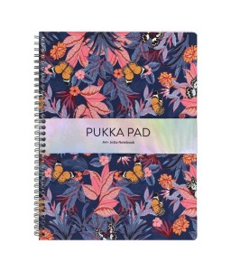 Notebook A4 Pukka Pad Spiral Bloom Blue