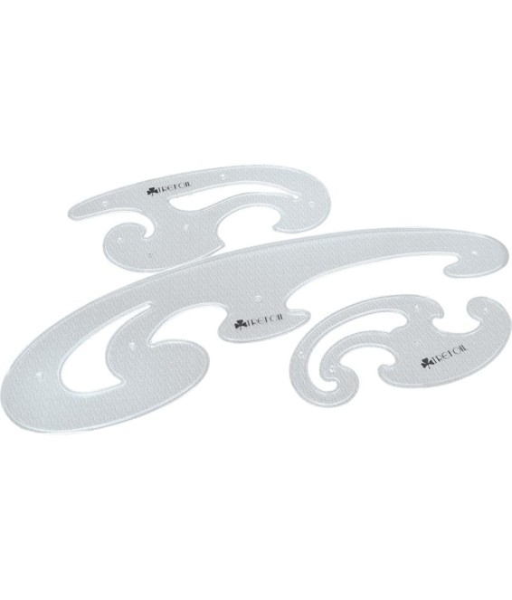 French Curve Set Draughtsman 3pc