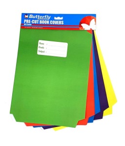 Book Covers A4 Pre-Cut Bright Paper 10's