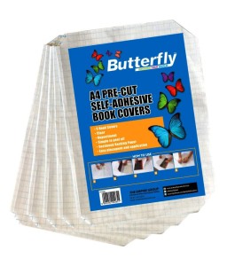 Book Covers A4 Pre-Cut Self-Adh 5's