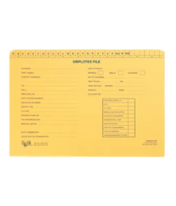 Folder Employee Tidy Files Cream