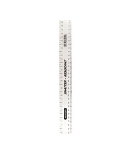 Ruler 30cm Marlin Shatter-Resist Clear