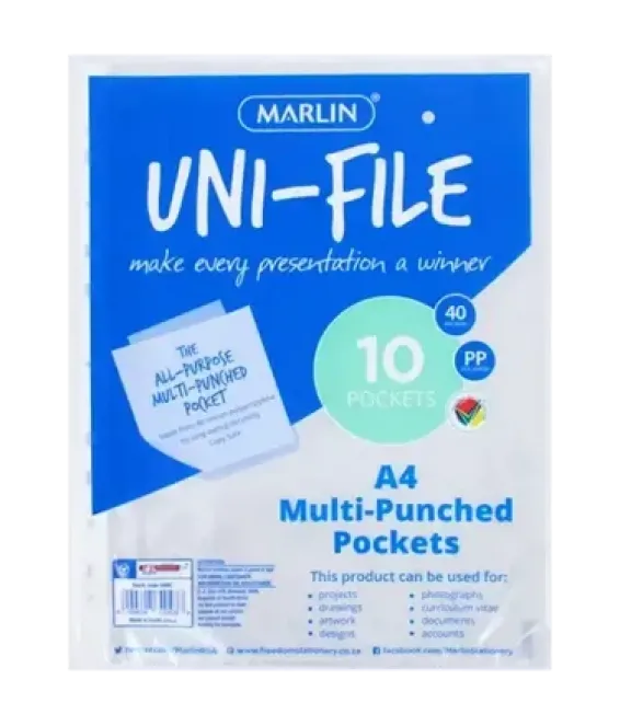 Filing Sleeves A4 40mic 10's