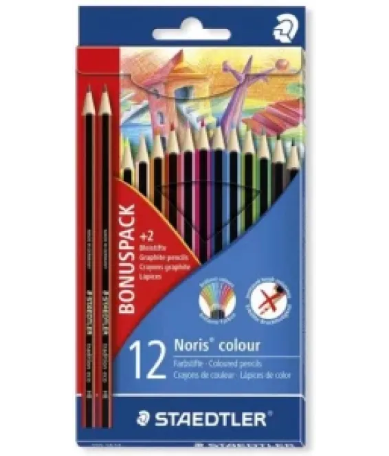 Pencil Crayons Staedtler 12 +2 Pencil