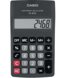 Calculator Casio HL-815 8x digit Black