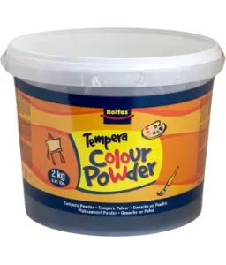Powder Paint 2kg Bucket Black