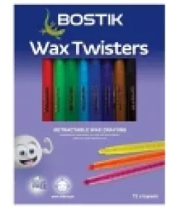 Wax Crayons Retractable Bostik 12's