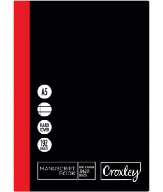 Manuscript A5 192pg F/M Croxley