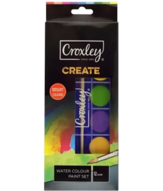 Paint Watercolours Croxley 12s