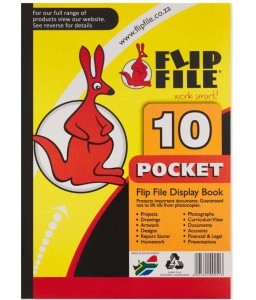 Flip File A4 Kangaroo 10pg