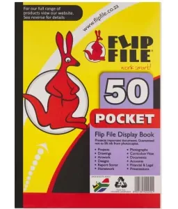 Flip File A4 Kangaroo 50pg