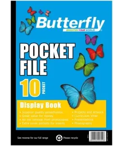 Flip File A4 Butterfly 10pg