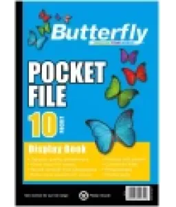 Flip File A4 Butterfly 10pg