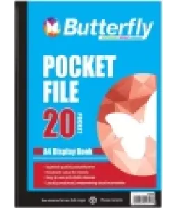 Flip File A4 Butterfly 20pg