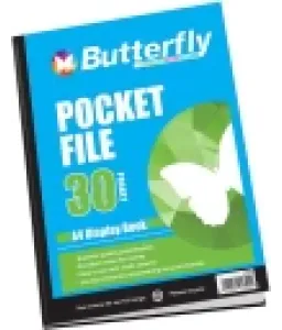 Flip File A4 Butterfly 30pg