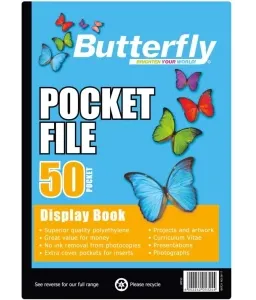 Flip File A4 Butterfly 50pg