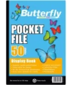 Flip File A4 Butterfly 50pg