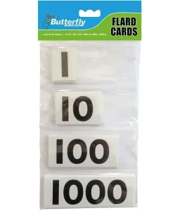 Flard Cards Numerical  -  Butterfly