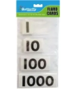 Flard Cards Numerical  -  Butterfly