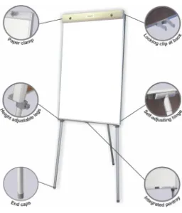 Flip Chart Non Magnetic Std 1000x640mm
