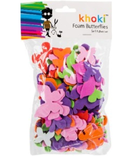 Butterflies Foam Khoki