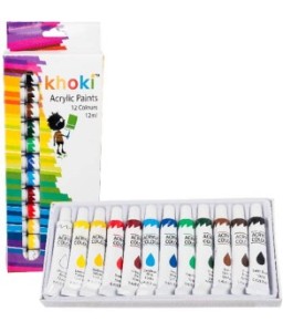 Paint Acrylic 12ml Tube 12pc