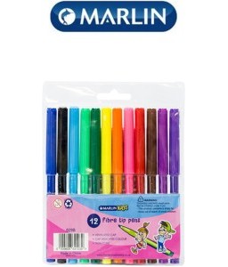 Koki Marlin Fibre Tip 12's