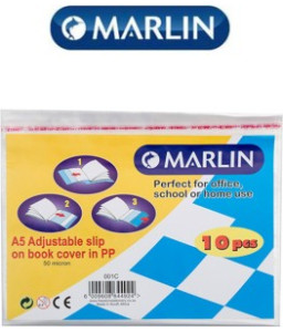 Book Covers A5 Slip-On 50mic 10's