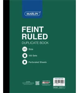 Pen Carbon A5 Duplicate Feint