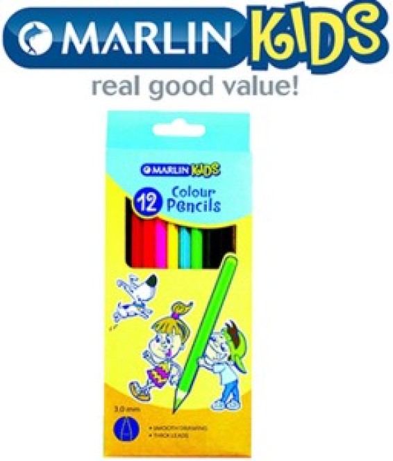 Pencil Crayons Marlin 12's Long