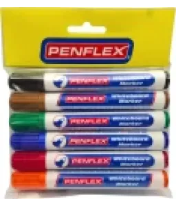 Whiteboard Marker Penflex 6's asst
