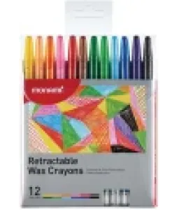 Wax Crayons Retractable Mon-Ami 12's