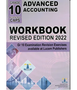 Advanced Accounting Gr 10 WB 2022 SALE