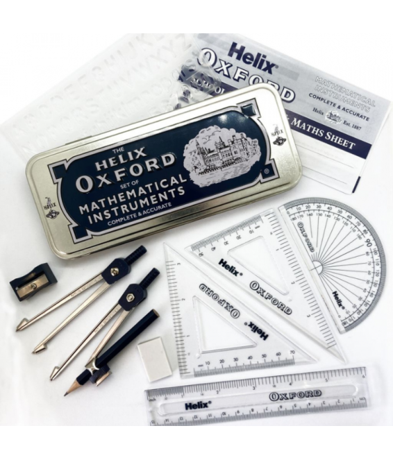 Maths Set Oxford Helix 11pc