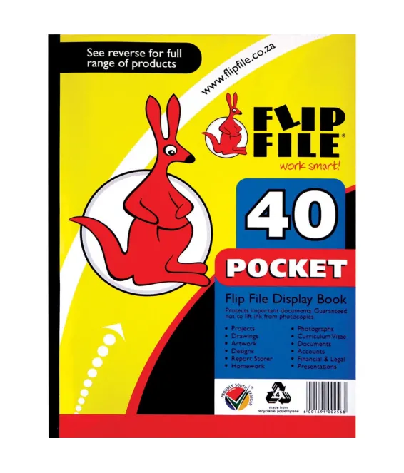 Flip File A4 Kangaroo 40pg