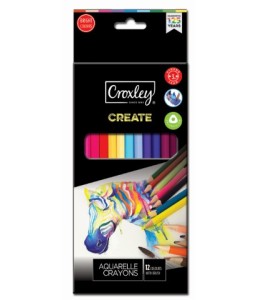 Pencil Crayons Croxley Aquarelle 12's