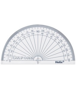 Protractor Helix 10cm 180° Clear