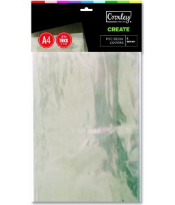 Book Covers A4 Slip-On 140mic Pk 5